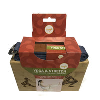 Laser Engraved Bamboo Yoga Block & Strap Combo Jupiter Gear