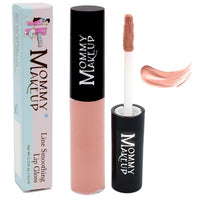 Line Smoothing Lip Gloss | Paraben-free Plumping Gloss - Pinkly Nude Mommy Makeup