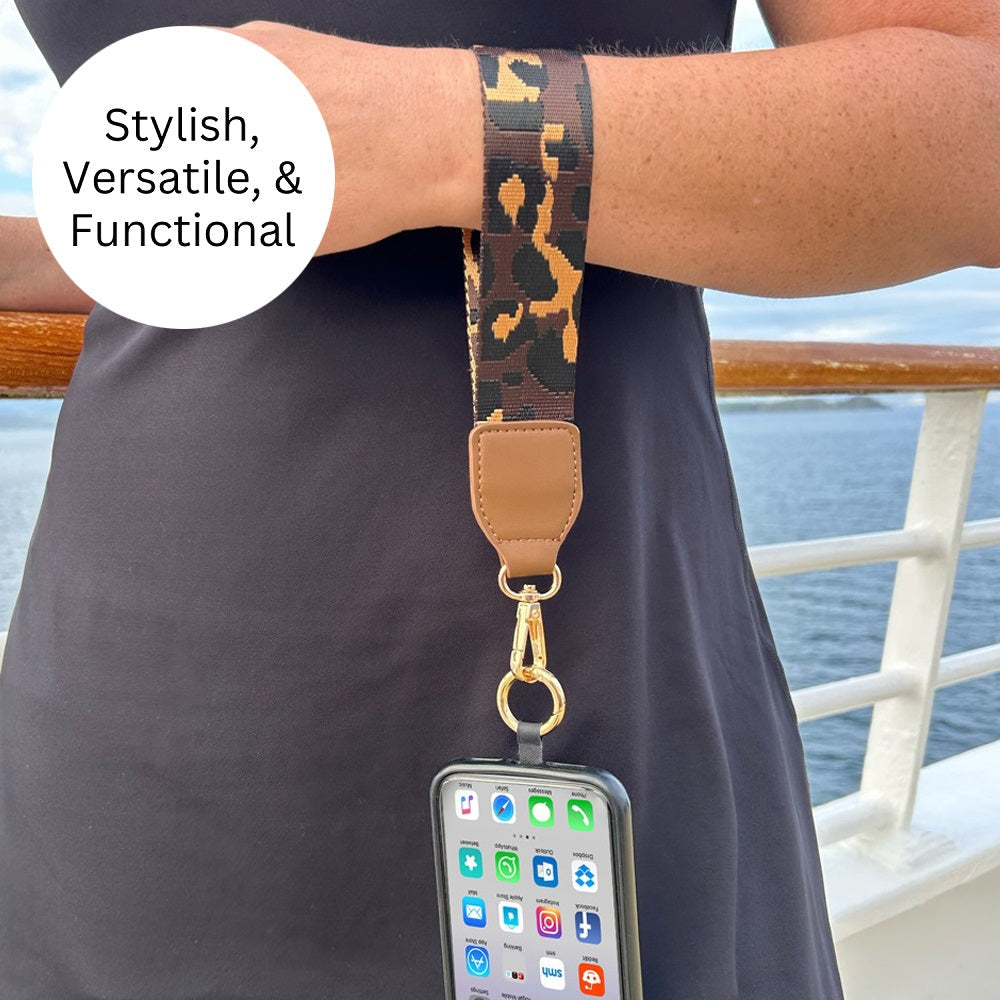 SaveTheGirls SaveTheGirls Clip & Go Strap with Pouch - Leopard Collection