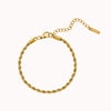 Livia Rope Chain Bracelet Caris Jewelry
