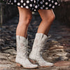 Soto Boots White Rhinestone Cowgirl Boots (Wedding Cowgirl Boots)