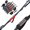 TorkStrap M500 | 14'x1'' Spring Loaded Tie Down Straps - Adapts to Load Shifts - 1500lbs Max Load - Just Pull Alternative to Ratchet Straps with Hooks - For Securing Motorcycles, Kayaks, ATVs TorkStrap