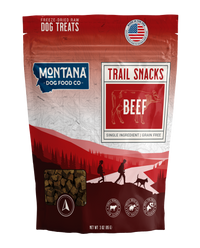 Beef Heart Freeze-dried Raw Trail Snacks (Treats) for Dogs 3oz