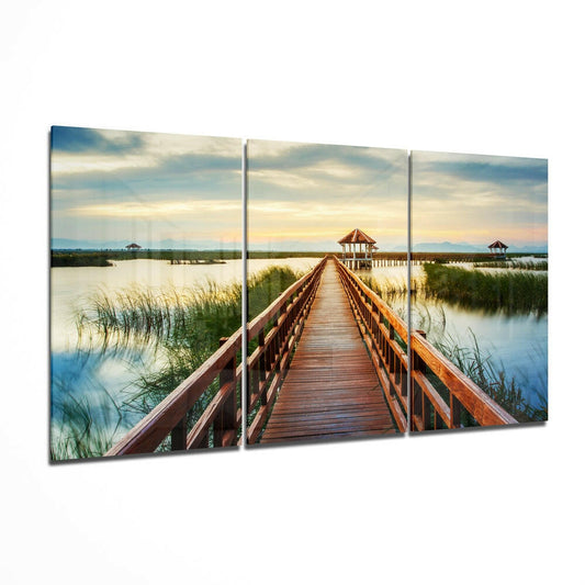 Insigneart USA Insigneart USA Pier Mega Glass Wall Art