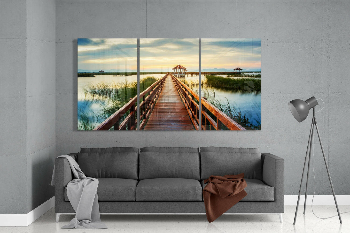 Insigneart USA Insigneart USA Pier Mega Glass Wall Art
