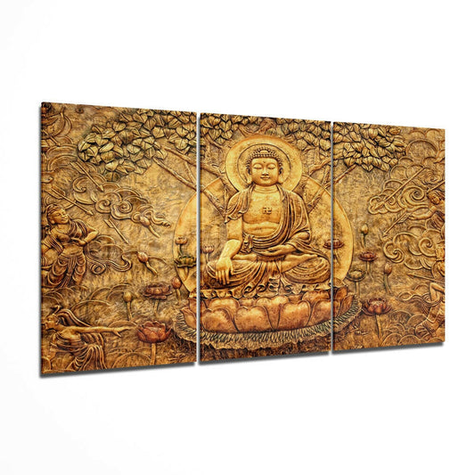 Insigneart USA Insigneart USA Buddha Mega Glass Wall Art