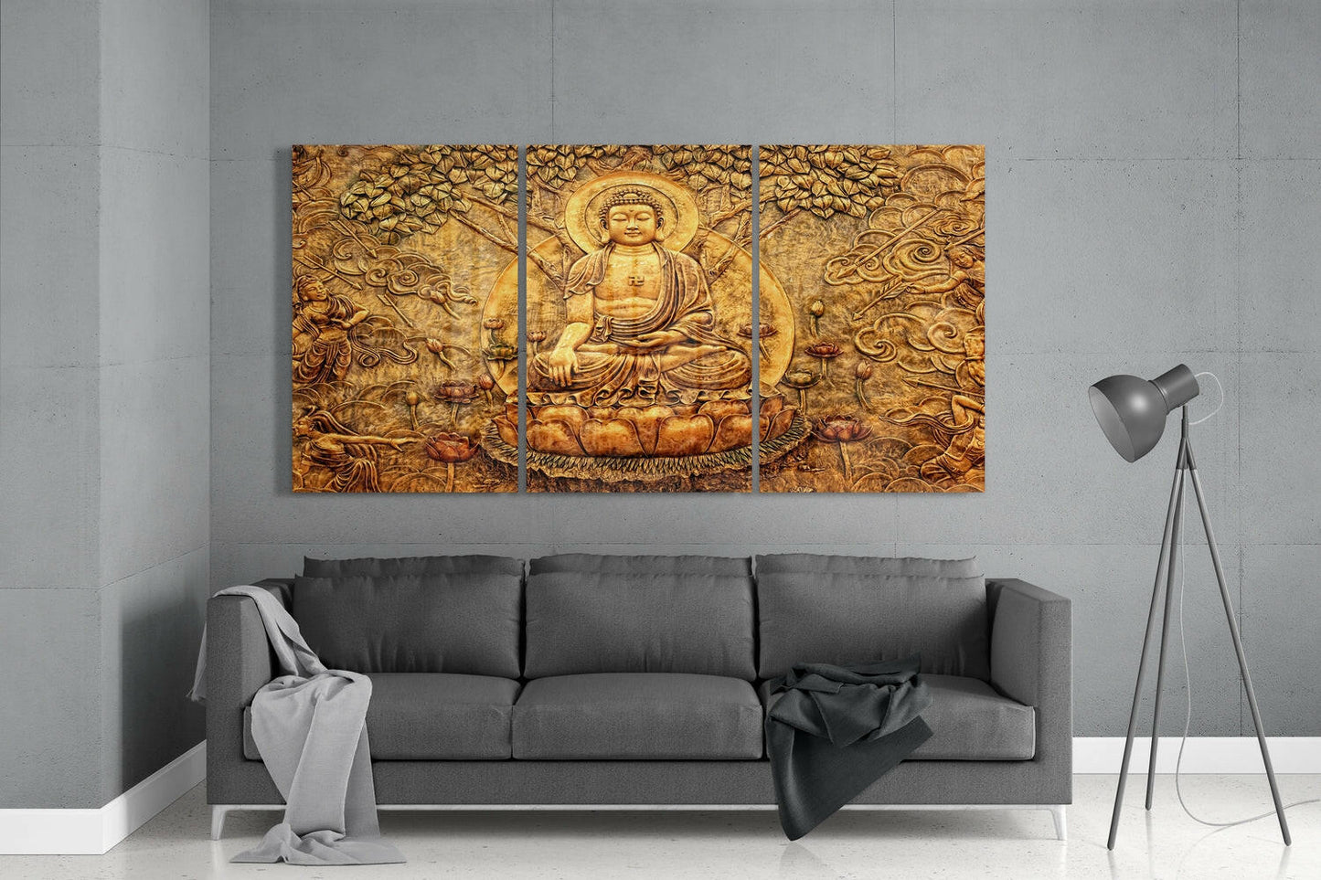 Insigneart USA Insigneart USA Buddha Mega Glass Wall Art
