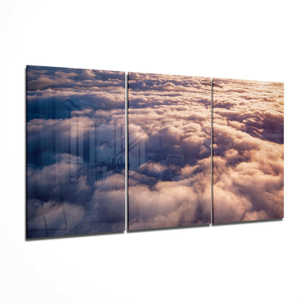 Insigneart USA Insigneart USA Mega Glass Wall Art Above The Clouds