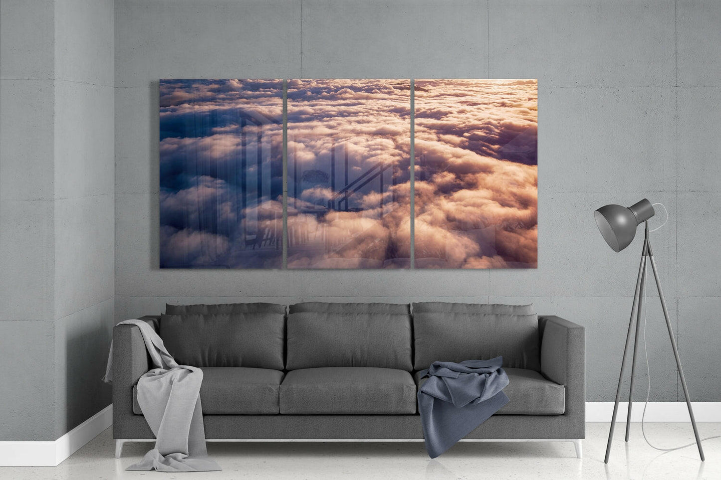 Insigneart USA Insigneart USA Mega Glass Wall Art Above The Clouds