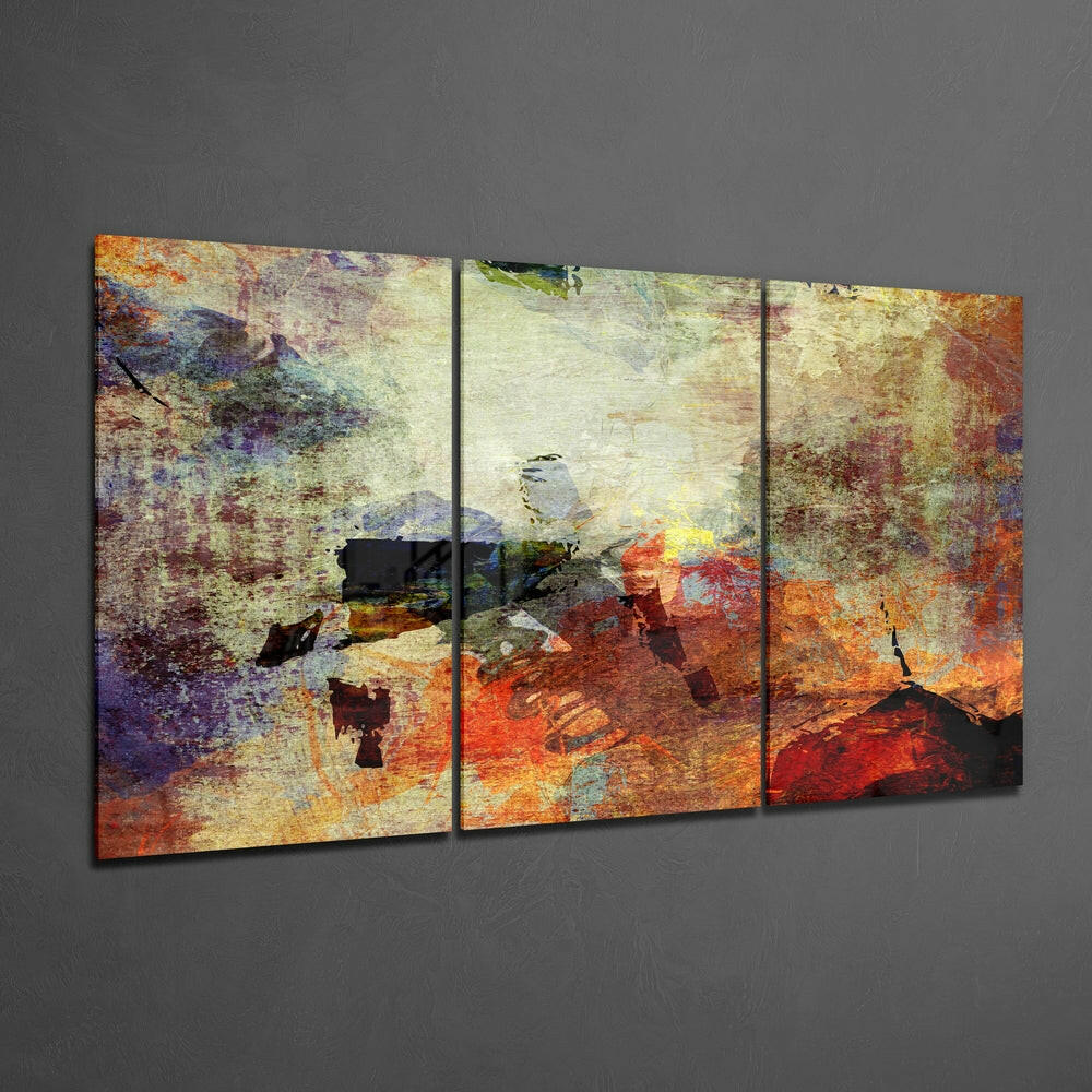Insigneart USA Insigneart USA Abstract Colors Mega Glass Wall Art