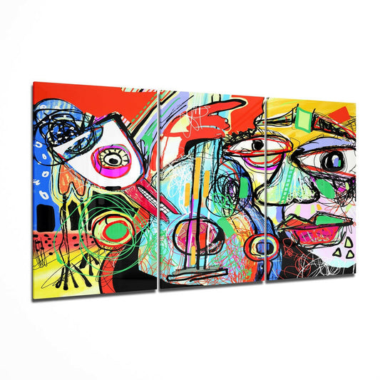 Insigneart USA Insigneart USA Abstract Cello Mega Glass Wall Art