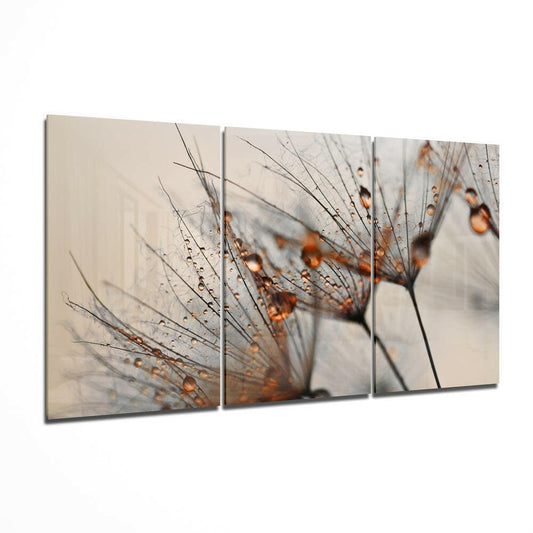 Insigneart USA Insigneart USA Cinnamon Dandelion Glass Wall Art