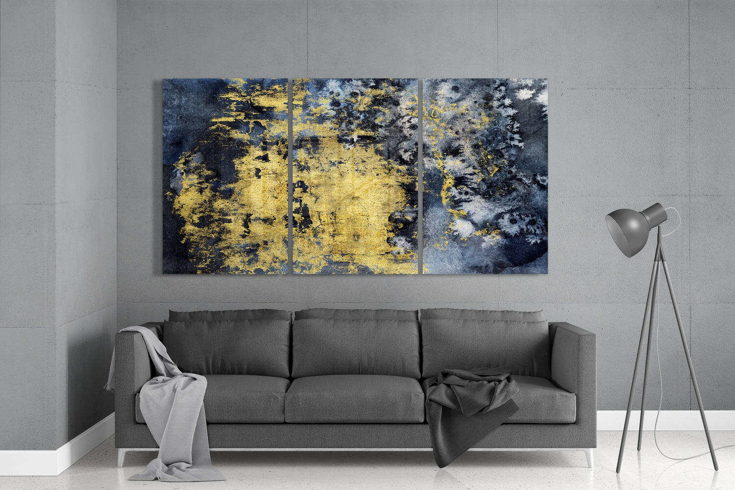 Insigneart USA Insigneart USA Gold Stain Mega Glass Wall Art