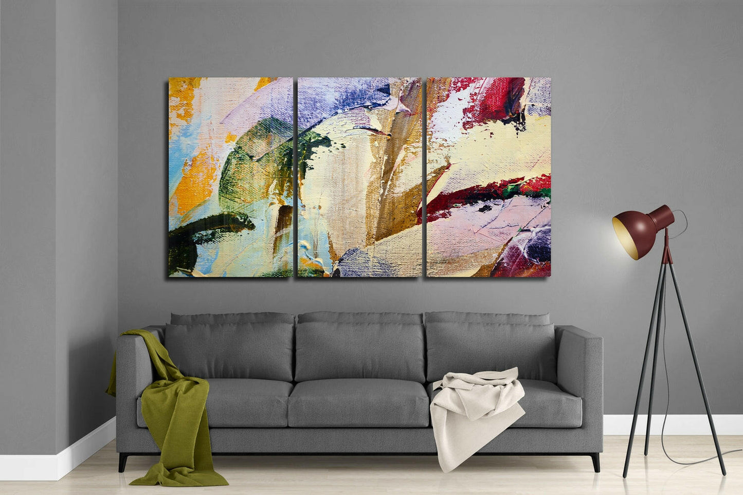 Insigneart USA Insigneart USA Paint Traces Mega Glass Wall Art