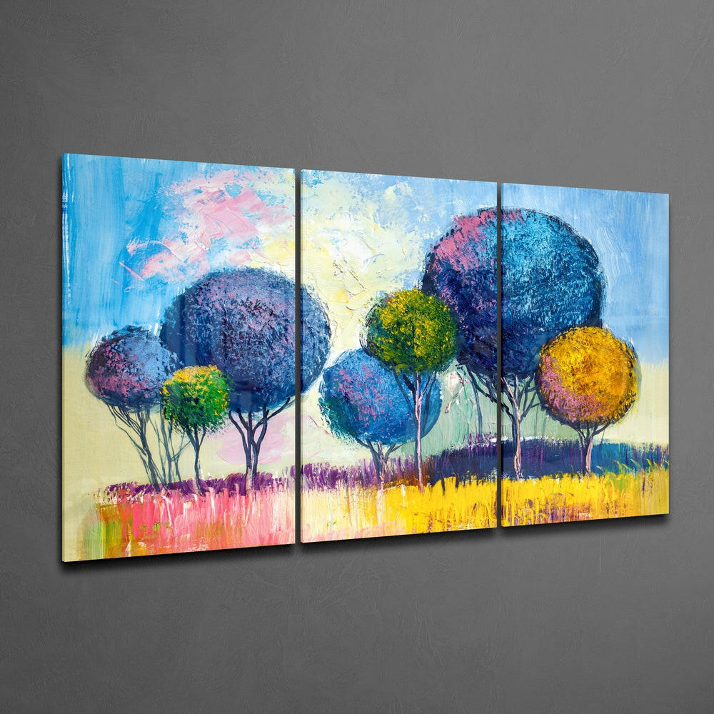 Insigneart USA Insigneart USA Candy Trees Mega Glass Wall Art