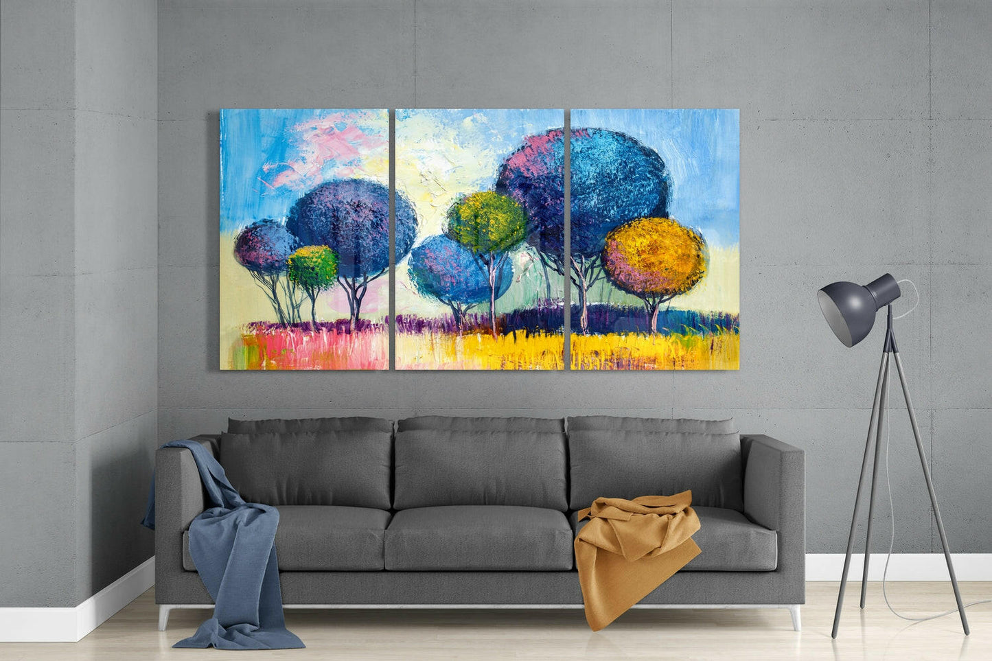 Insigneart USA Insigneart USA Candy Trees Mega Glass Wall Art