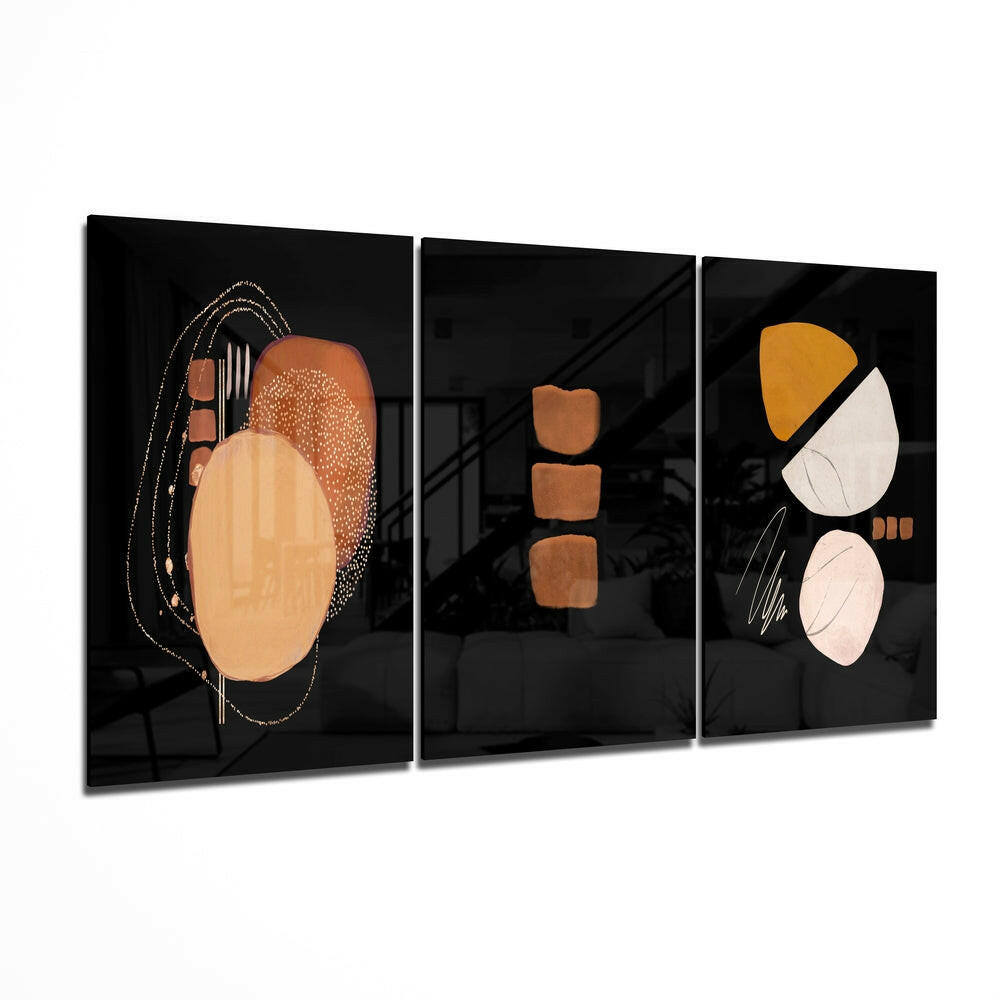 Insigneart USA Insigneart USA Abstract Shapes Mega Glass Wall Art