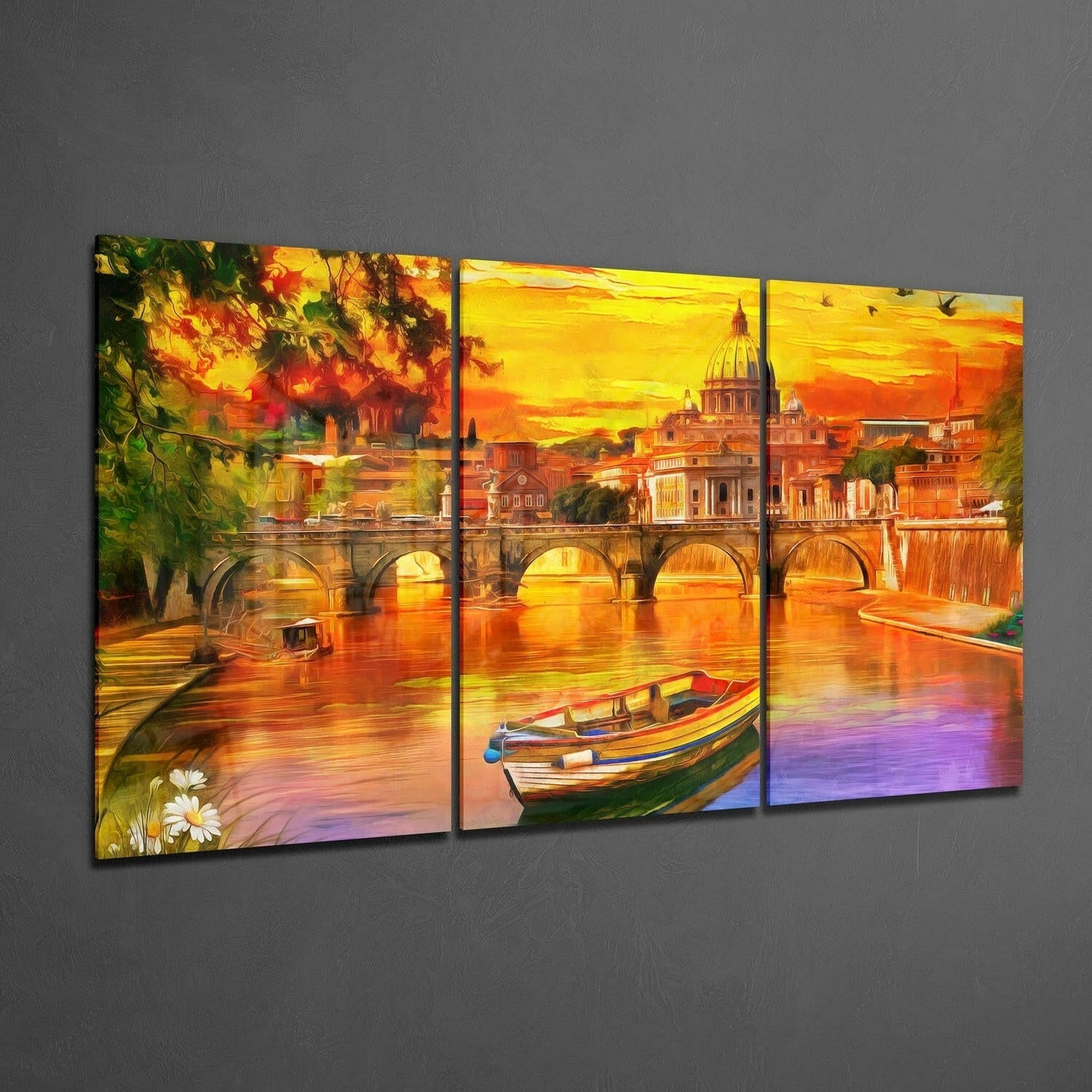 Insigneart USA Insigneart USA Sunset Glass Wall Art