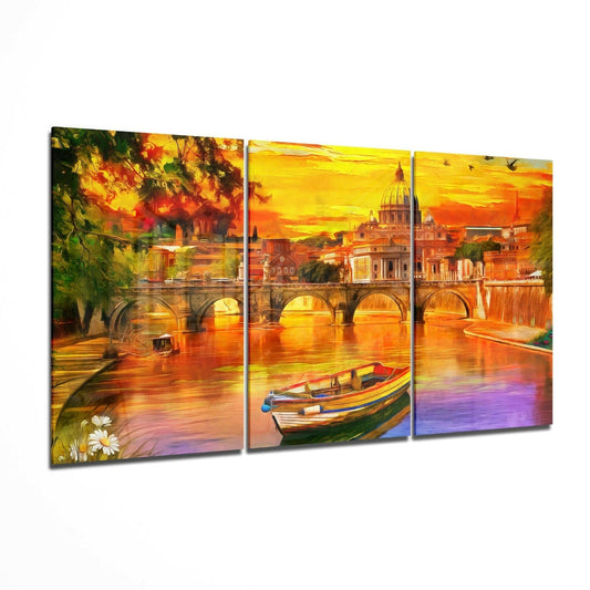 Insigneart USA Insigneart USA Sunset Glass Wall Art