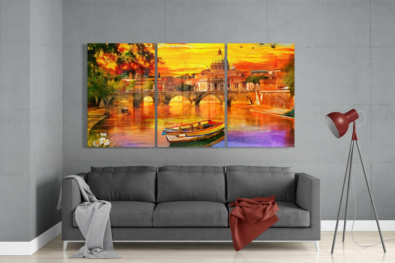 Insigneart USA Insigneart USA Sunset Glass Wall Art