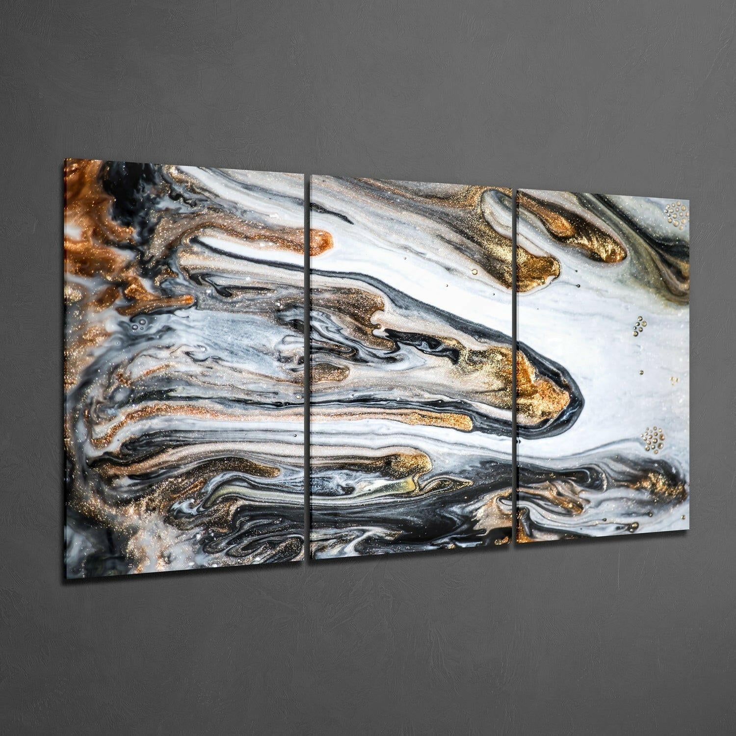 Insigneart USA Insigneart USA Marbling Colors Glass Wall Art