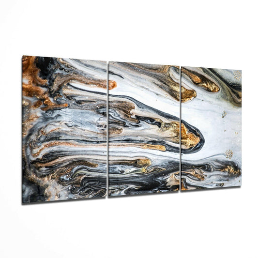 Insigneart USA Insigneart USA Marbling Colors Glass Wall Art