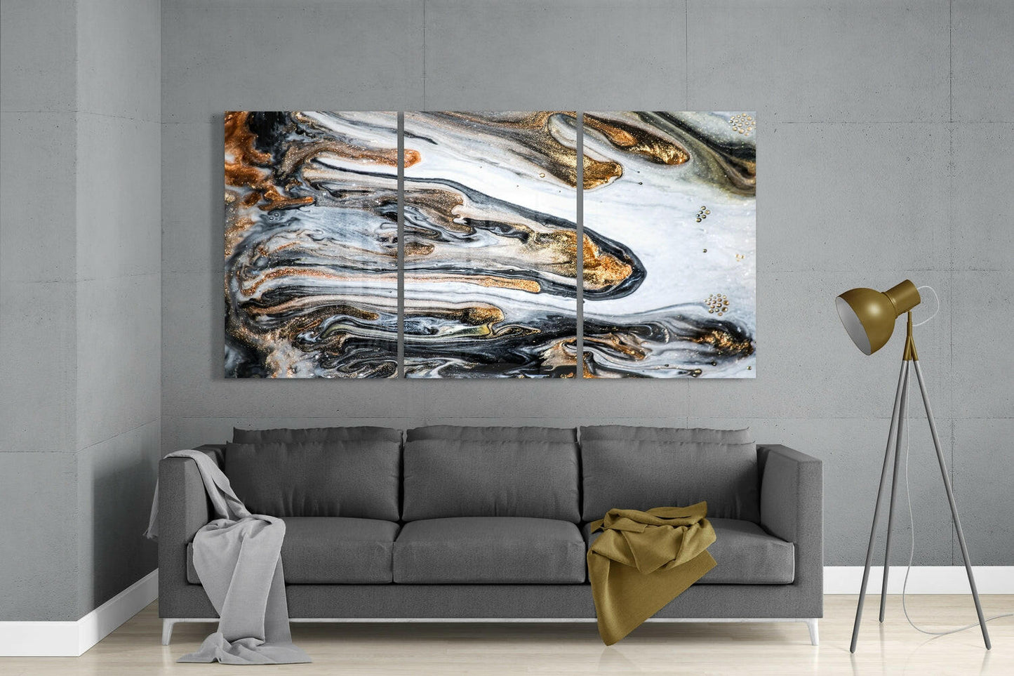 Insigneart USA Insigneart USA Marbling Colors Glass Wall Art