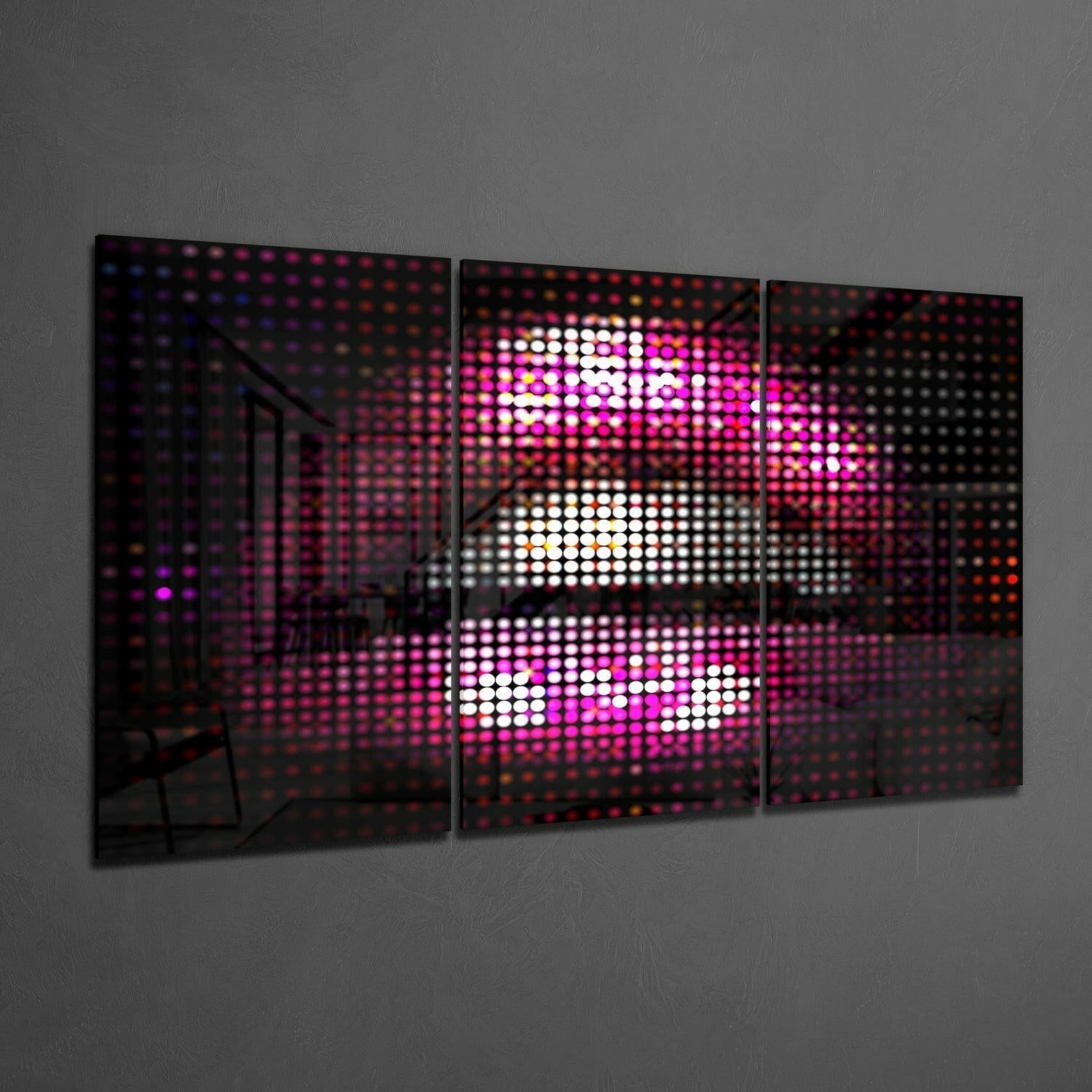 Insigneart USA Insigneart USA Lips Glass Wall Art