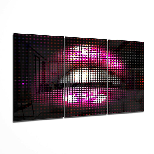 Insigneart USA Insigneart USA Lips Glass Wall Art