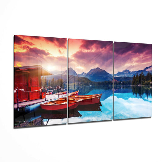 Insigneart USA Insigneart USA Lake View Glass Wall Art
