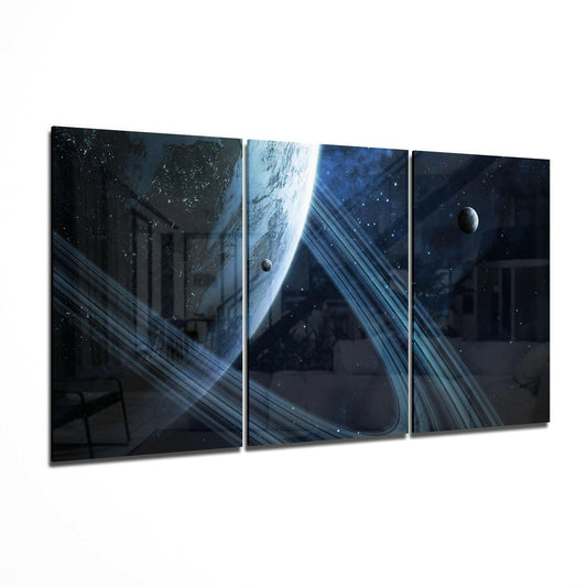 Insigneart USA Insigneart USA Saturn Glass Wall Art