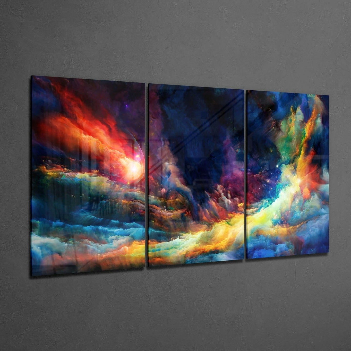 Insigneart USA Insigneart USA Colors of Space Glass Wall Art