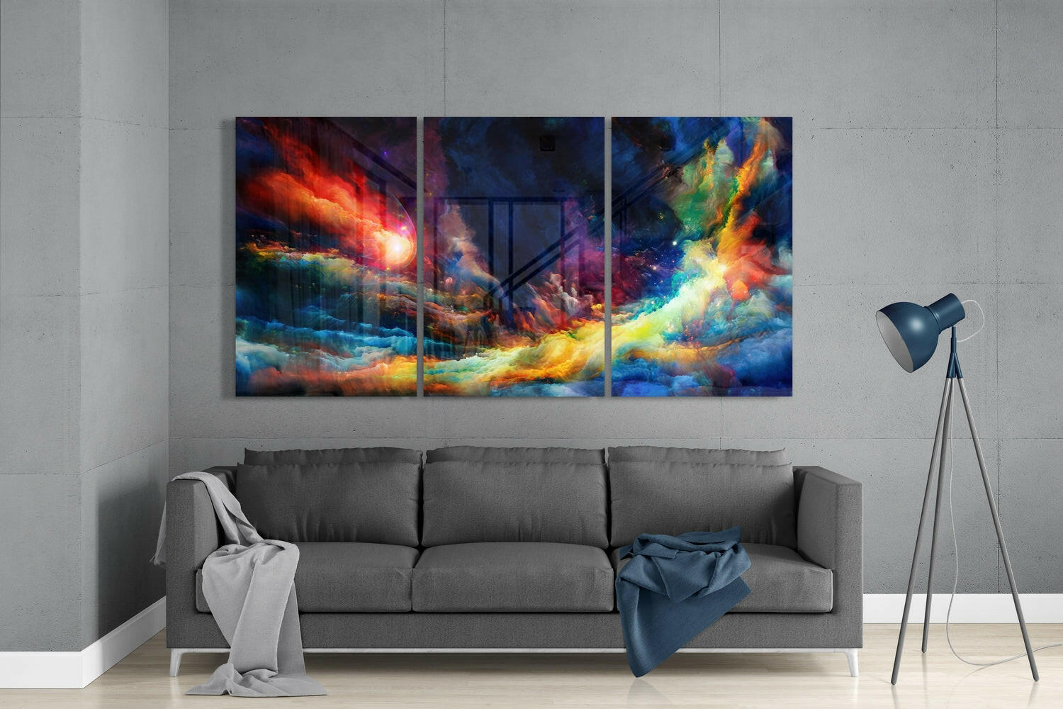 Insigneart USA Insigneart USA Colors of Space Glass Wall Art