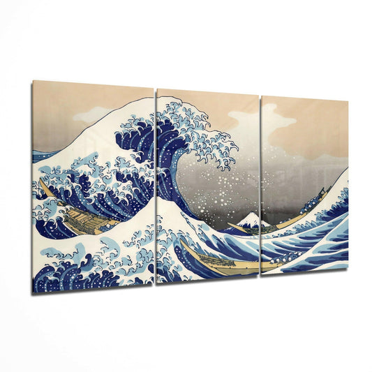 Insigneart USA Insigneart USA Kanagawa Oki Nami Ura Great Wave Mega Glass Art