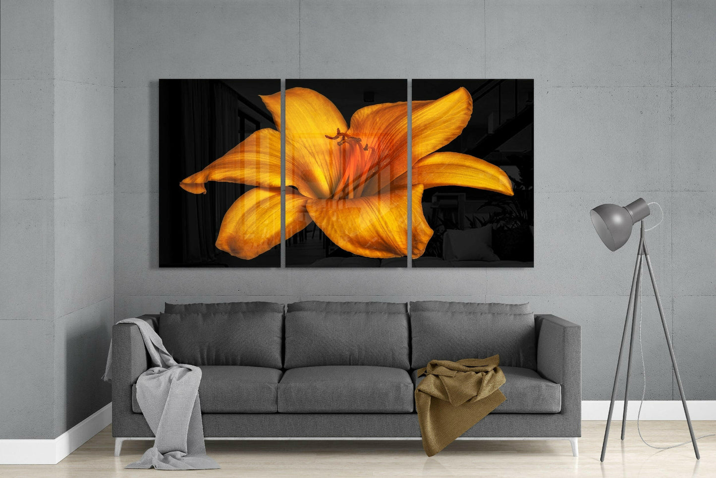 Insigneart USA Insigneart USA Flower - Orange Lilium Glass Art