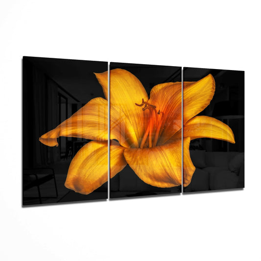 Insigneart USA Insigneart USA Flower - Orange Lilium Glass Art
