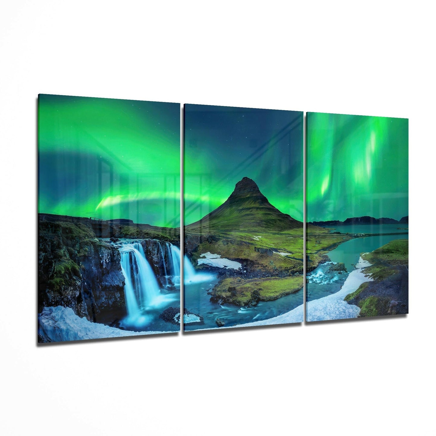 Northern Lights - Aurora Glass Art Insigneart USA