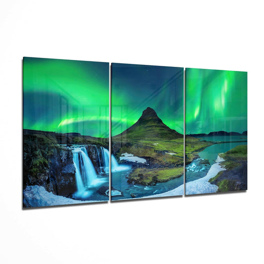 Northern Lights - Aurora Glass Art Insigneart USA