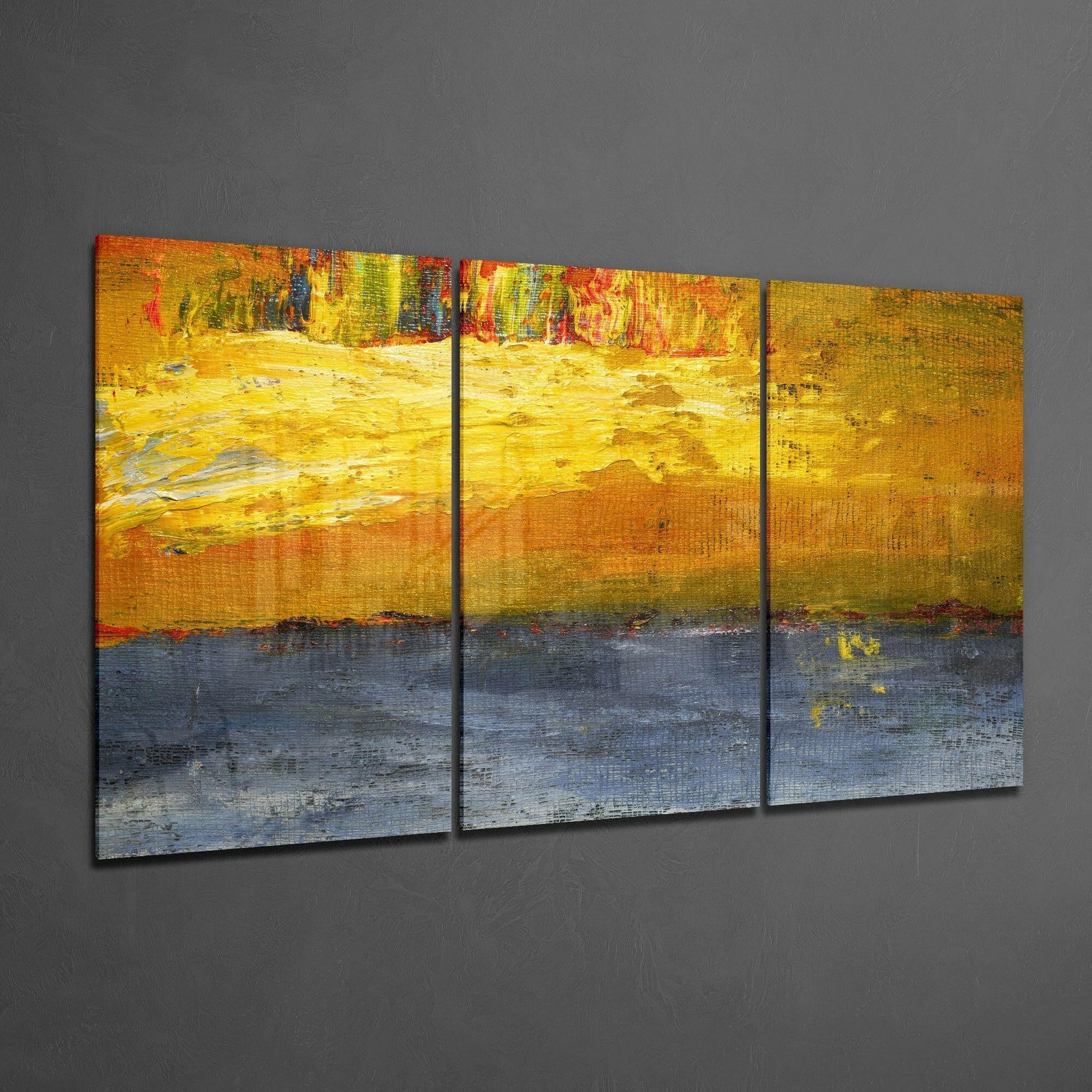 Insigneart USA Insigneart USA Abstract Yellow Glass Art