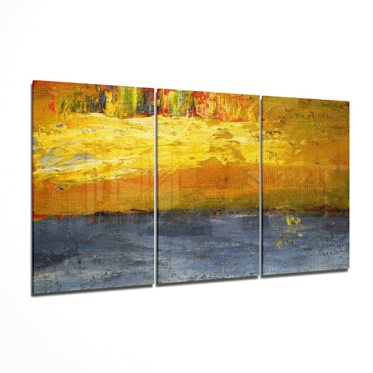 Insigneart USA Insigneart USA Abstract Yellow Glass Art
