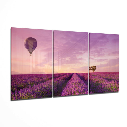 Insigneart USA Insigneart USA Lavender Field Glass Art