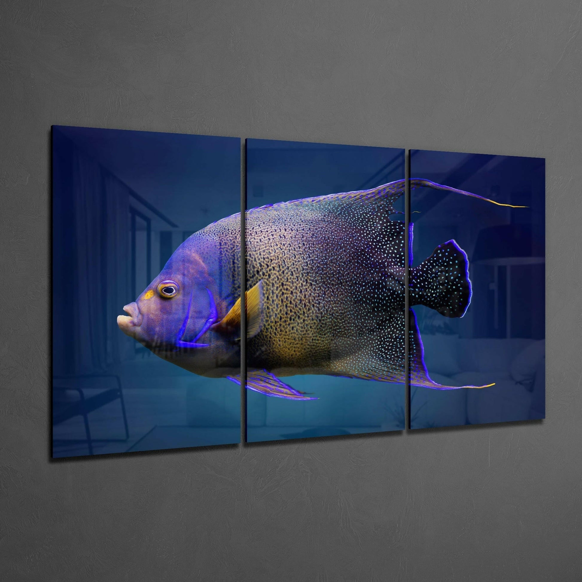 Insigneart USA Insigneart USA Queen Angel Fish Glass Art