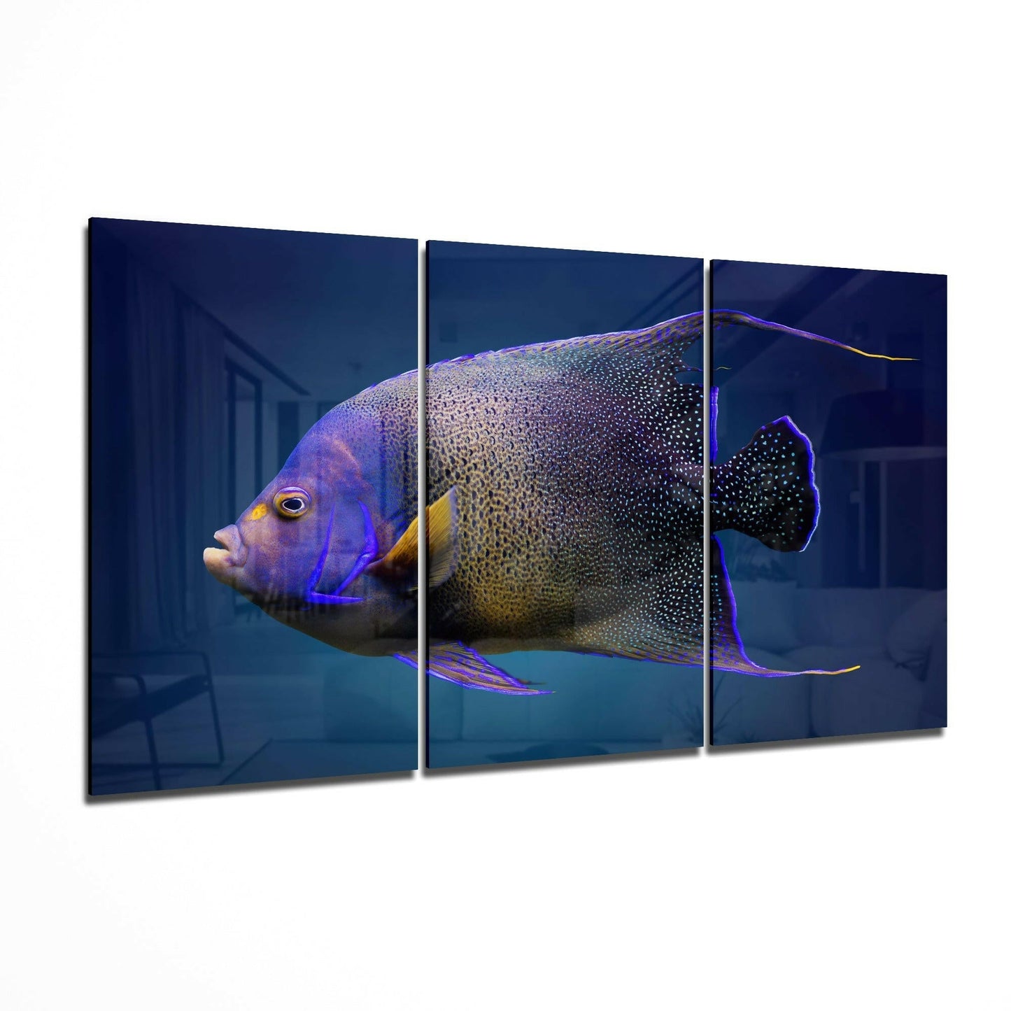 Insigneart USA Insigneart USA Queen Angel Fish Glass Art