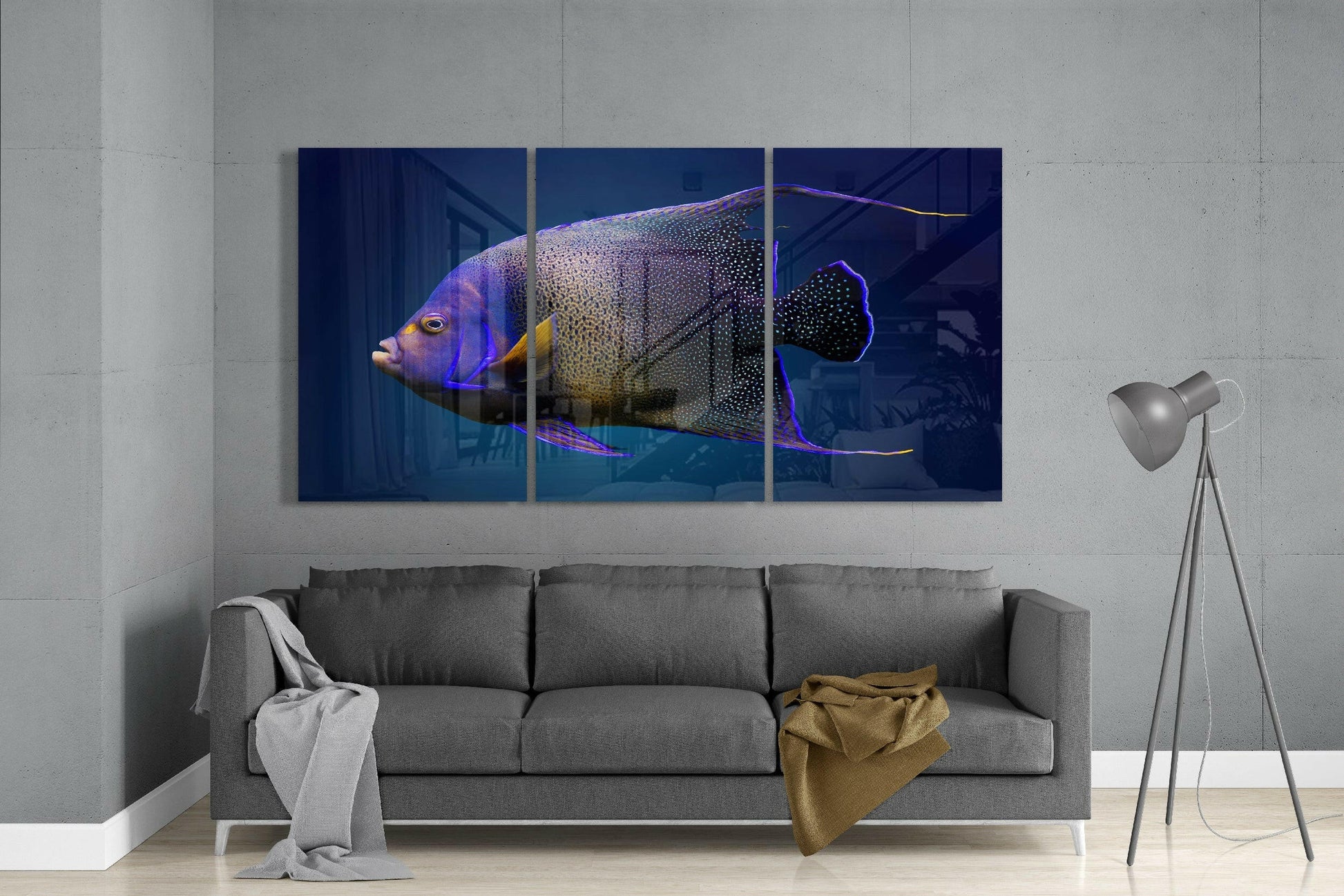 Insigneart USA Insigneart USA Queen Angel Fish Glass Art