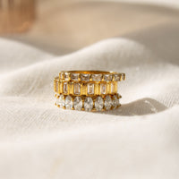 Daphne Baguette Tennis Ring Caris Jewelry