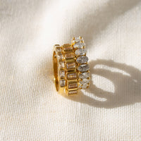 Daphne Baguette Tennis Ring Caris Jewelry
