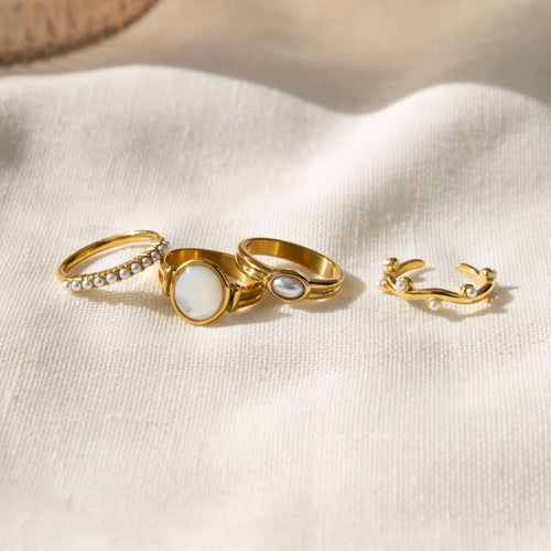 Iris Pearl Ring Caris Jewelry