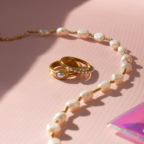 Bianca Pearl Ring Caris Jewelry