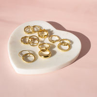 Slim Hearts Ring Caris Jewelry