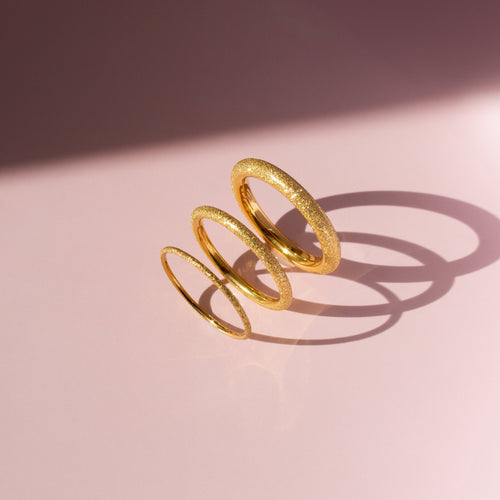 Thick Stardust Ring Caris Jewelry